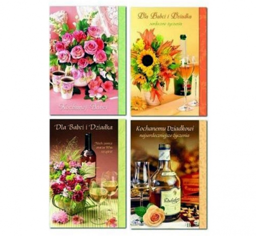 B6 card with Pol-Mak glitter, 1 item