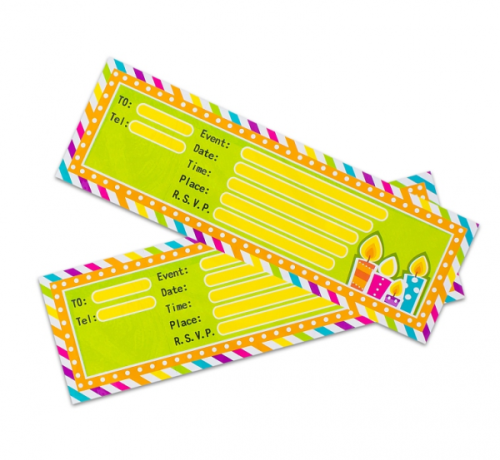 10 Invitations set 