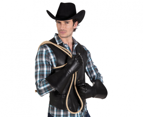 Western gloves, flesz-coloured