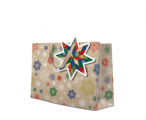 Gift bag PAW Fornir Star, horizontal Gift bag PAW Fornir Star, horizontal