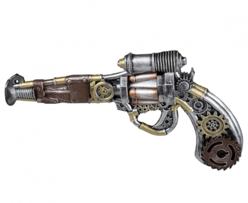 Steampunk revolver (hard foam), 31 cm
