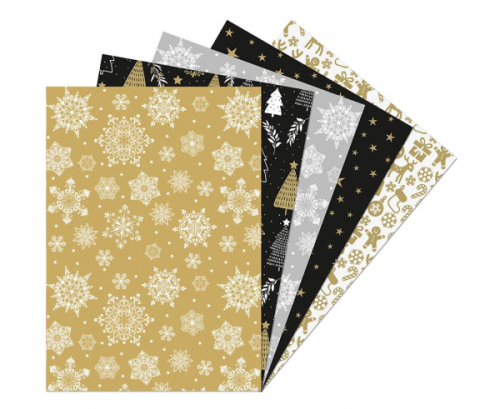 Wrapping gift paper PAW Neutral 15, assorted designs, 70 x 200 cm Wrapping gift paper PAW Neutral 15, assorted designs, 70 x 200 cm
