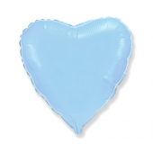 Foil balloon JUMBO FX Heart, powder blue