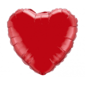 Воздушный шар фольгированный JUMBO FX - &quot;Сердце&quot; (красный)