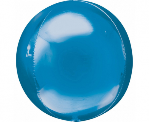 Foil balloon ORBZ - Ball blue / 1 pcs.