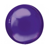 Folija balons 15 collas ORBZ - bumbiņa violeta / 1 gab.