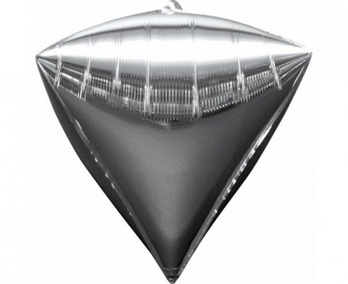 Foil balloon G20 Diamond, silver, 38x43 cm Foil balloon G20 Diamond, silver, 38x43 cm