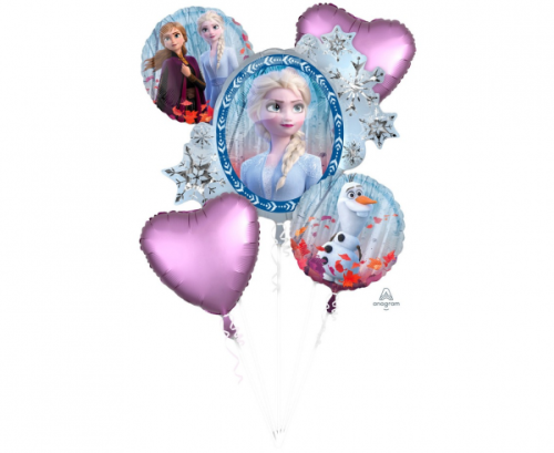 Balloon bouquet Frozen 2, 5 pcs