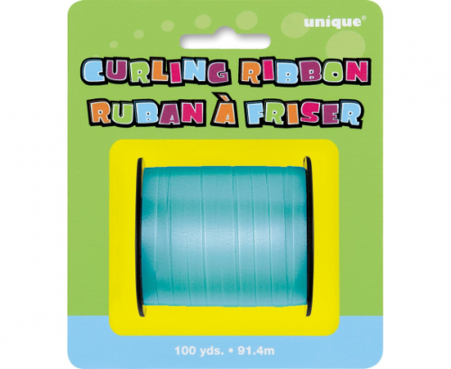 Curling ribbon teal, 92m