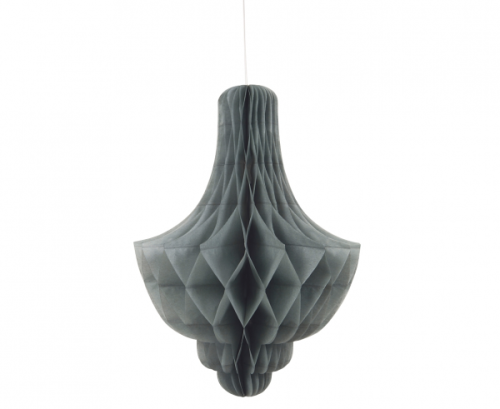 Decorative honeycomb silver, size 35 cm