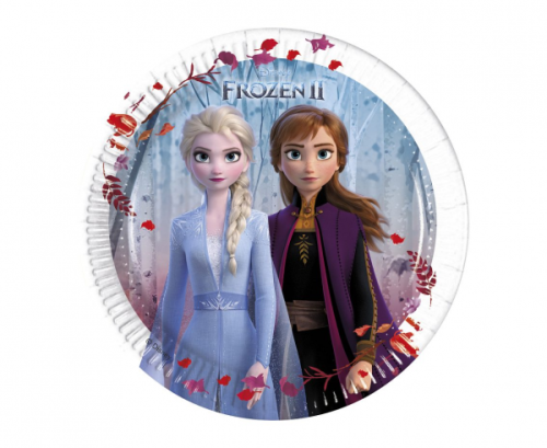 Paper plates Frozen 2, 20 cm, 8 pcs