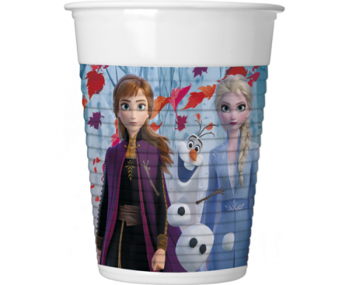 Plastic cups Frozen 2, 200 ml, 8 pcs Plastic cups Frozen 2, 200 ml, 8 pcs