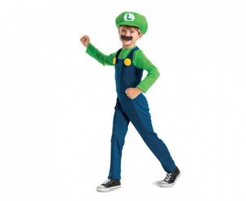 Luigi Fancy role-play costume - Lintendo (licensed), size S (4-6 yrs)