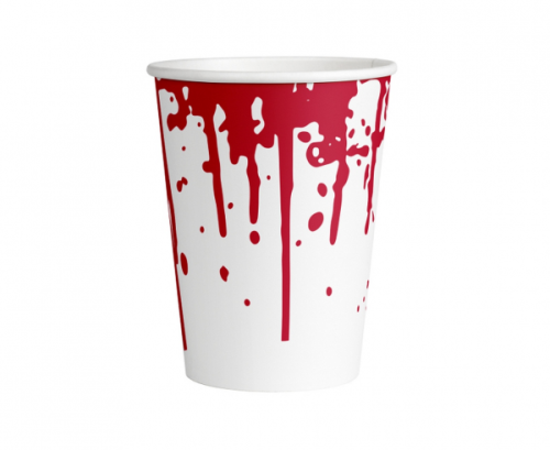 8 Cups Paper Bloody Good Time Paper 250 ml