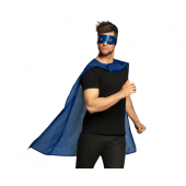 Hero set (eye mask,caple - 90 cm), blue