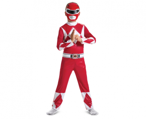 Red Ranger Fancy role-play costume - Power Rangers (licensed), size S (4-6 yrs)
