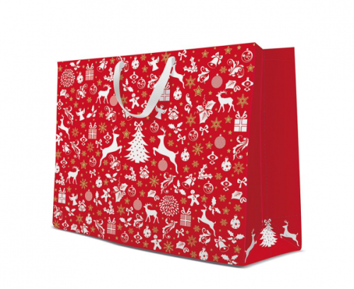 Gift bag - Celebrate Christmas Red, maxi Gift bag - Celebrate Christmas Red, maxi