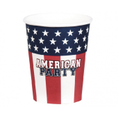 Paper cups American Party, 25 cl, 6 pcs.
