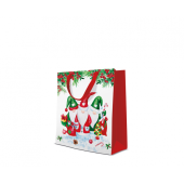 Gift bag - Christmas Gnomes, medium