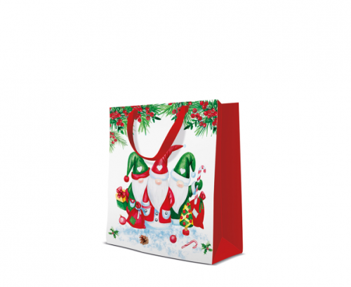 Gift bag - Christmas Gnomes, medium Gift bag - Christmas Gnomes, medium