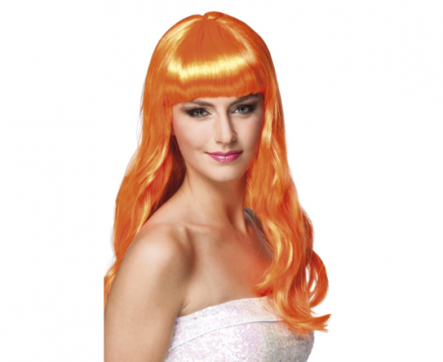 Elegant Girl Wig, orange
