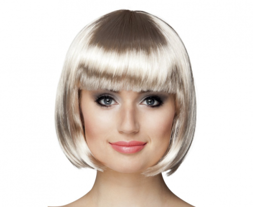 Cabaret wig, platinum blond