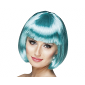 Cabaret Wig, turquoise