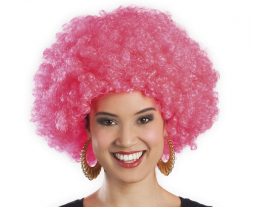 Afro Wig, pink Afro Wig, pink