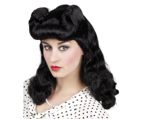 Burlesque WIg, black Burlesque WIg, black