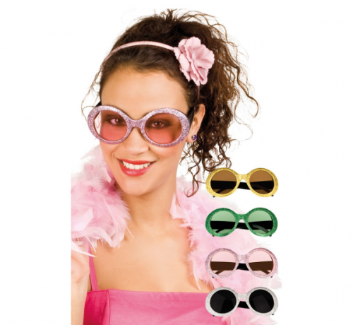 Glasses Jackie glitter, 4 colours Glasses Jackie glitter, 4 colours