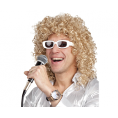 Pop-singer Wig, with glasses