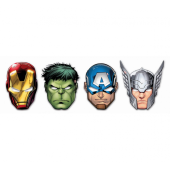 Paper mask Mighty Avengers, 6 pcs.