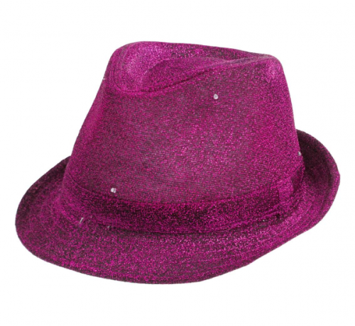 Flashing hat, purple