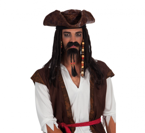 Pirate mustache and beard set