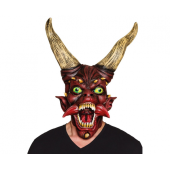 Latex mask Devil with horns