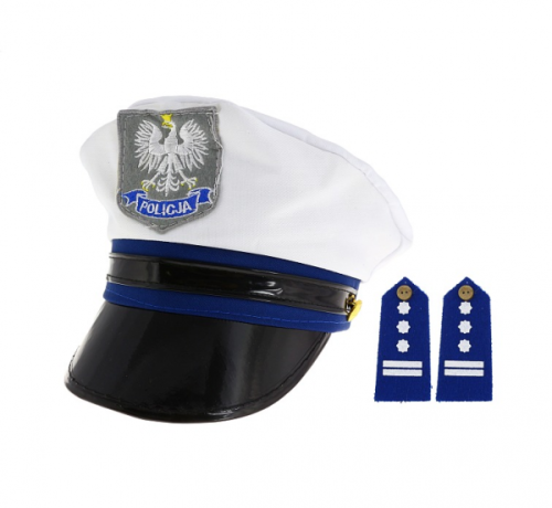 Policeman hat with epaulettes