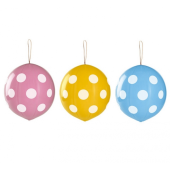 Balons Premium punktiņi, bumbiņas forma, 3 gab.