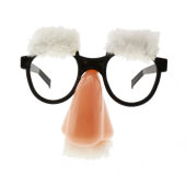 Professor Glasses, white