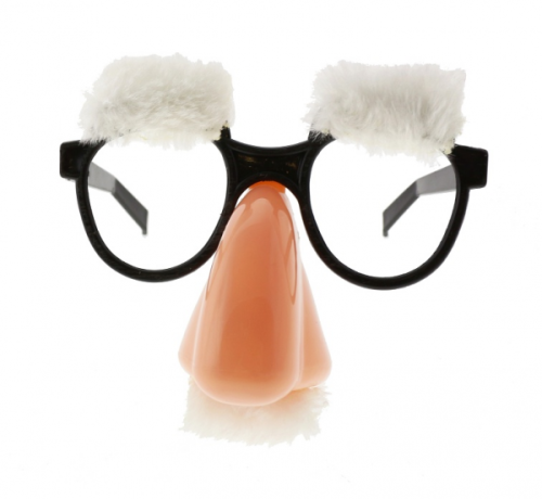 Professor Glasses, white Professor Glasses, white