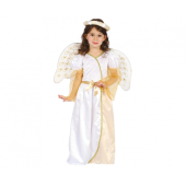 Costume for children Golden Angel (dress, wings, belt, headpiece), size 92/104 cm