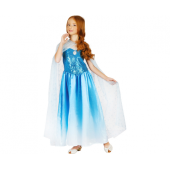 Costume for children  blue beauty  (dress, cape), size 120/130