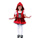 Red Hood Sweetie role-play costume (dress, cape with hood), size 92/104 cm
