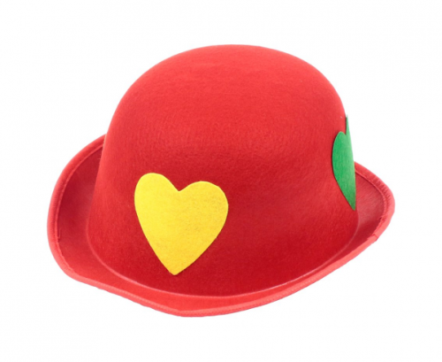 Felt hat Hearts Felt hat Hearts