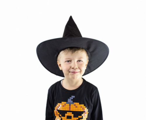 Witch hat, flocked, size S Witch hat, flocked, size S