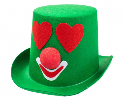 Felt hat Love clown Felt hat Love clown