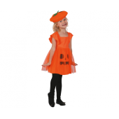 Costume for children Pumpkin Girl (dress, hat), size 92/104 cm