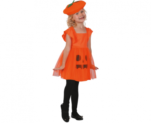 Costume for children Pumpkin Girl (dress, hat), size 92/104 cm
