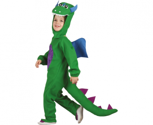 Dinosaur role-play set (hood, jumpsuit, wings), size 92/104 cm