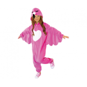Costume for children Flamingo (jumpsuit with hood), size 120/130