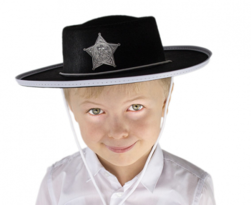 Cowboy hat with Star, black, size S Cowboy hat with Star, black, size S